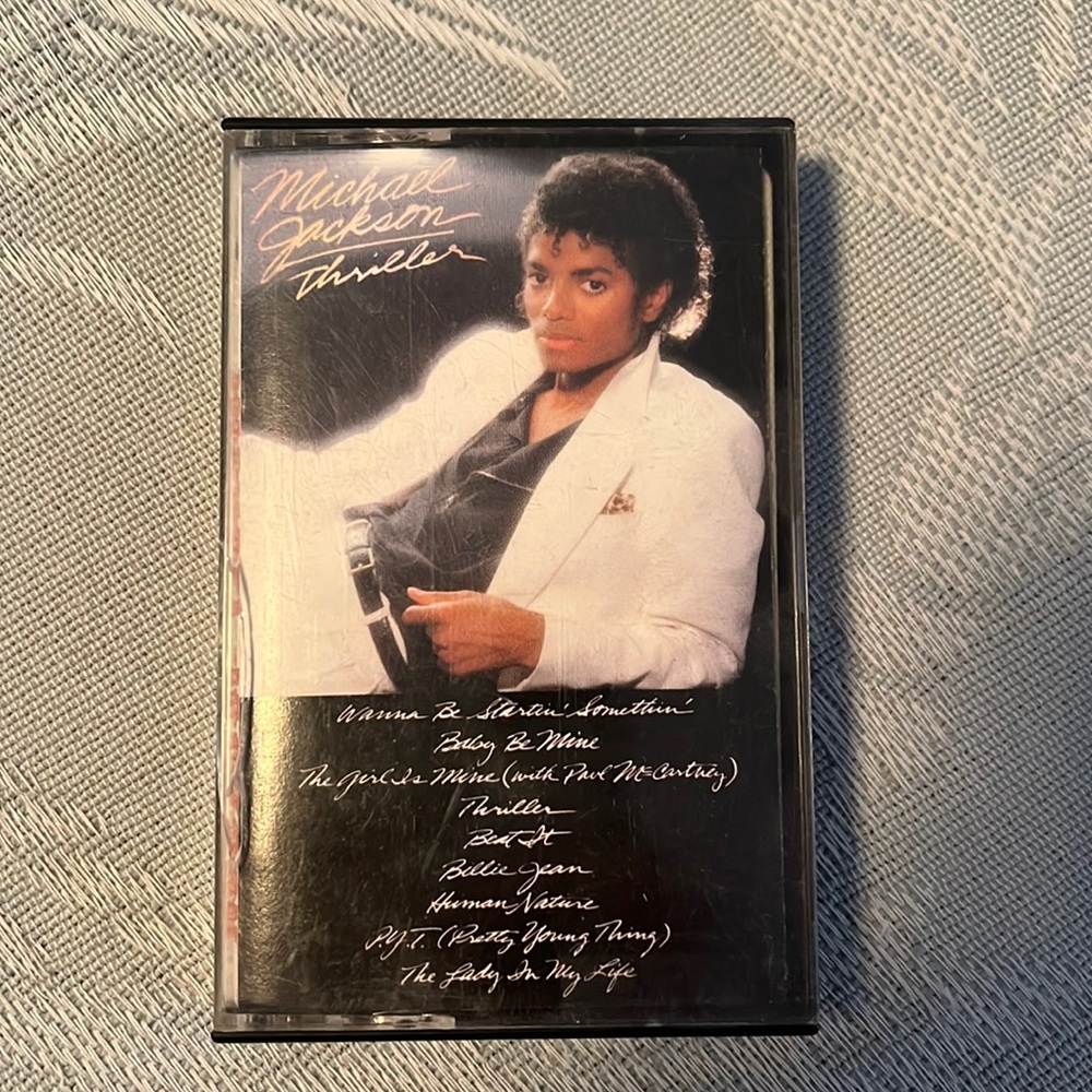 Michael Jackson Thriller Cassette Tape
